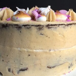 Toasted Meringue & Coffee Cake